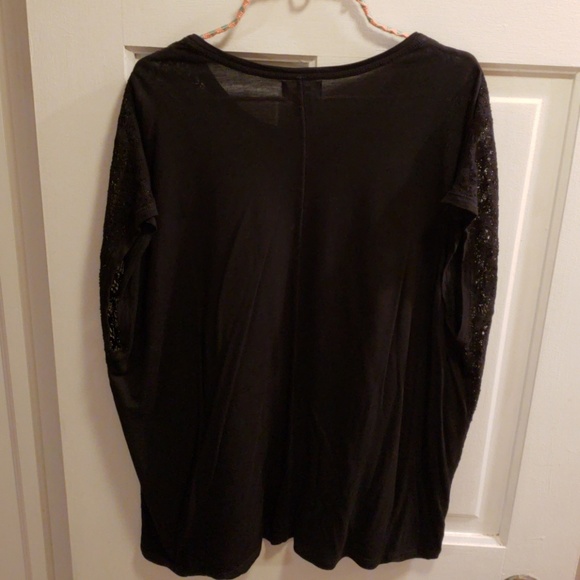 Old Navy Black Lace Top - Picture 3 of 3